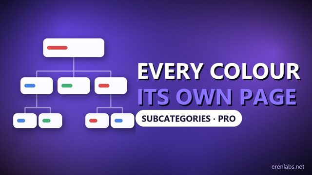 A subcategory for every colour