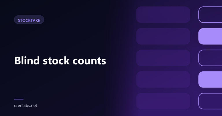 Cover illustration for the article: Blind Stock Counts: Why Showing the Expected Quantity Ruins Your Count