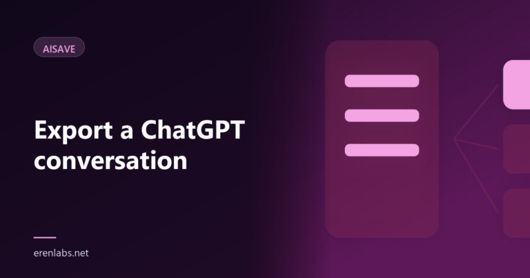 Cover illustration for the article: How to Export a ChatGPT Conversation to PDF, Word or Markdown