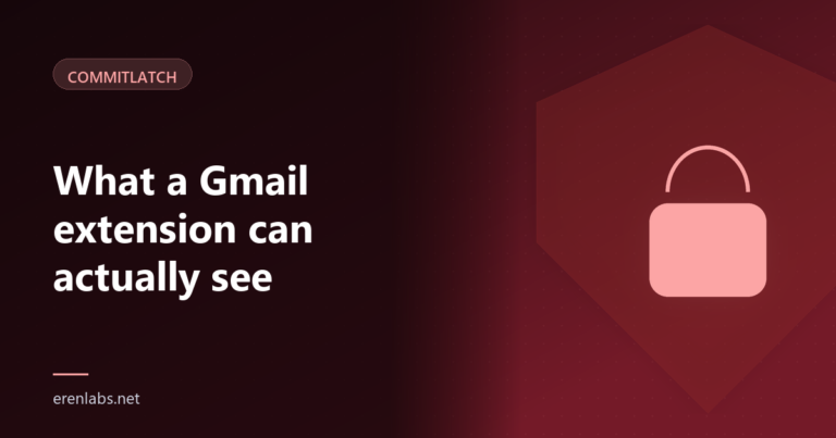 Cover illustration for the article: What a Gmail Extension Can Actually See (and What OAuth Grants)