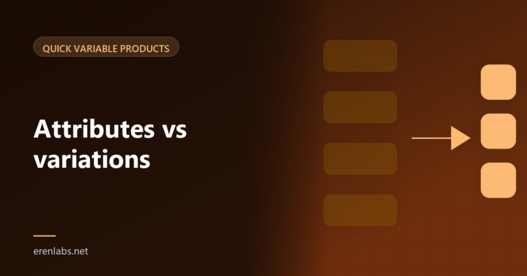 Cover illustration for the article: WooCommerce Attributes vs Variations (and Global vs Custom)
