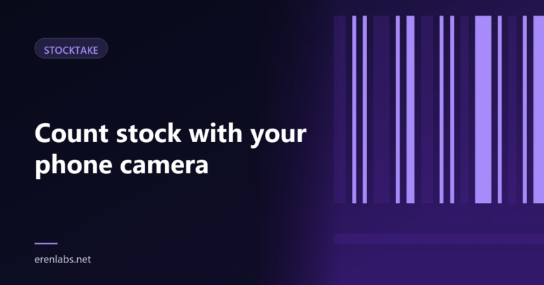 Cover illustration for the article: How to Count Stock with Your Phone Camera (No Barcode Scanner Needed)