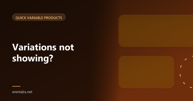 Cover illustration for the article: WooCommerce Variations Not Showing? Work Through These in Order